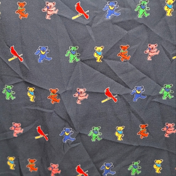 MLB Cardinals x Grateful Dead Collab short sleeve button-up shirt - Picture 6 of 6